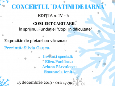 Concertul "Datini de iarna" - editia a Iv -a